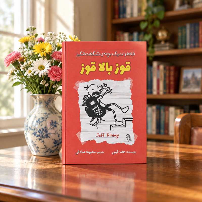 WRWlEy1ilh7ioEvJwELLqtNlEJY-vhM6qmA_STOWLRjTDZxrKQ کتاب خاطرات یک بچه شگفتانگیز، قوز بالا قوز - تصویر 1